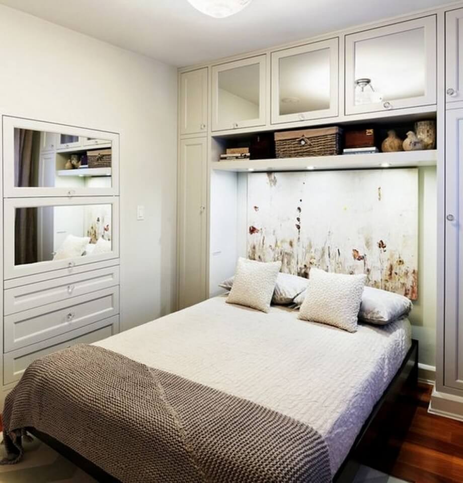 Маленькие спальни, дизайн интерьера маленьких спален до 8 кв. м. фото - Интернет-журнал Inhomes